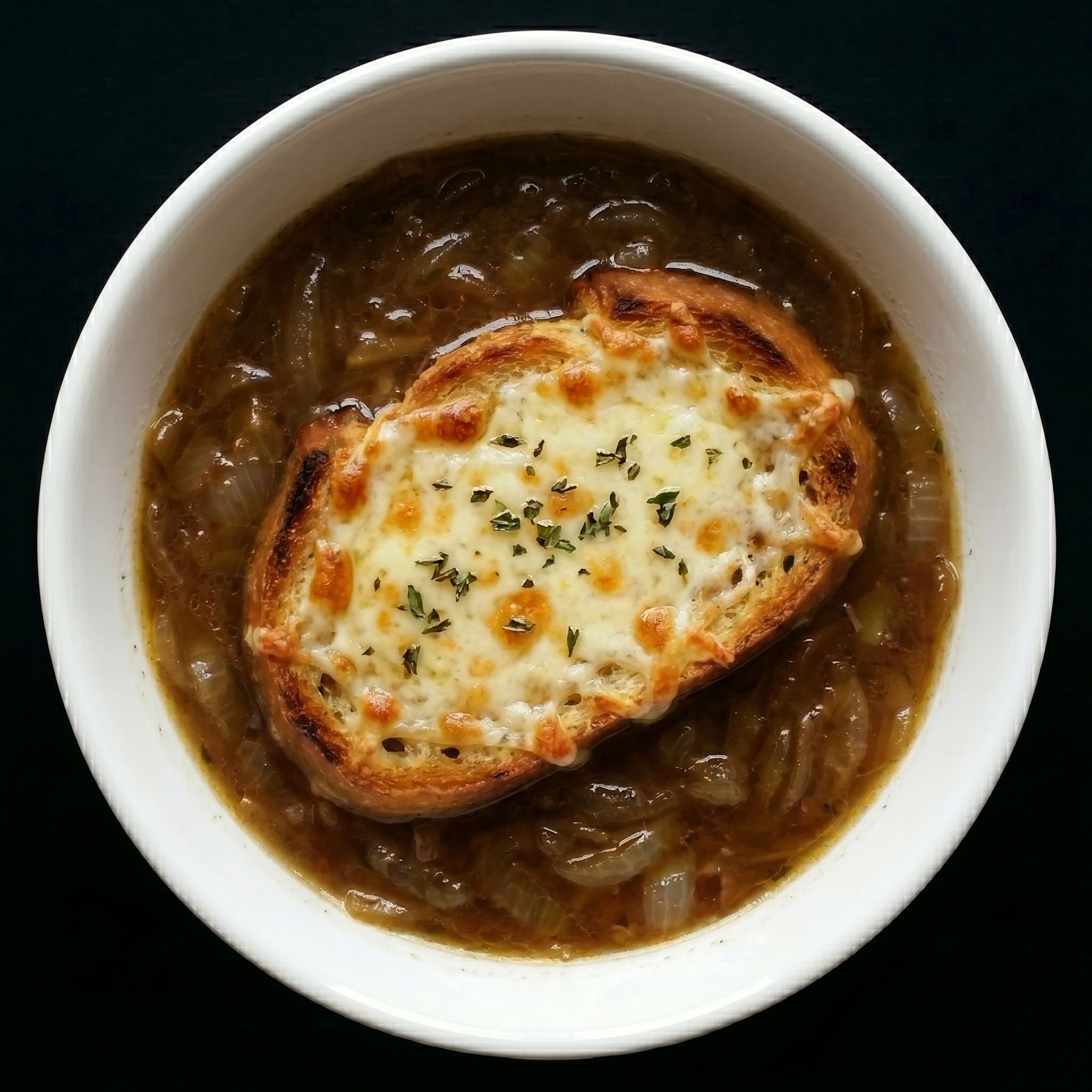 Französische Zwiebelsuppe