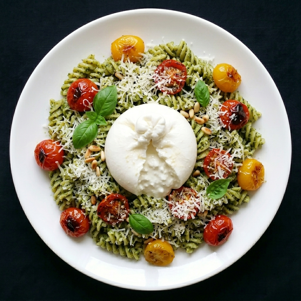 Pasta Pesto Burrata