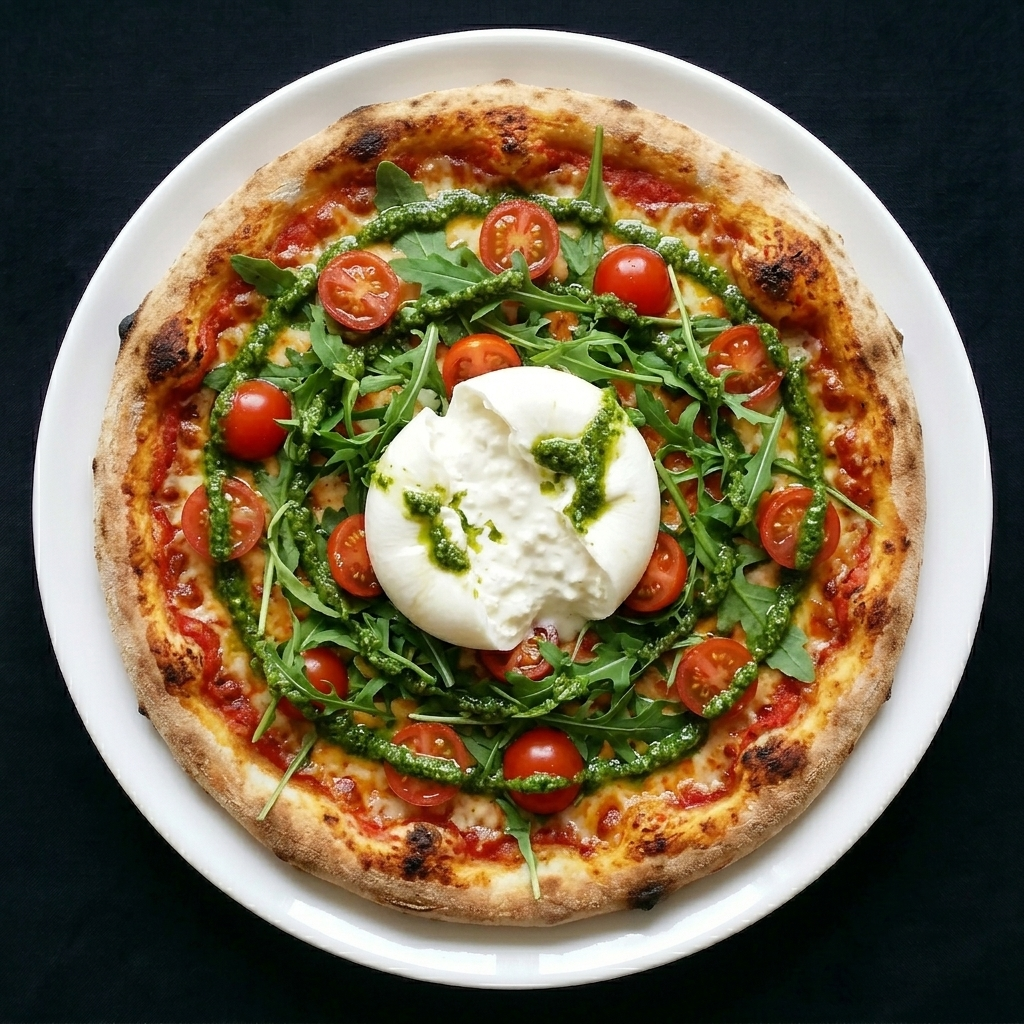 Pizza Pesto Burrata